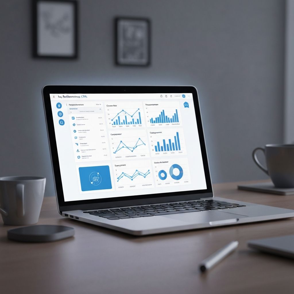 Plataforma Salesforce Service mostrando dashboard de servicio al cliente